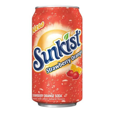 12 Pack x US Sunkist Strawberry Orange
